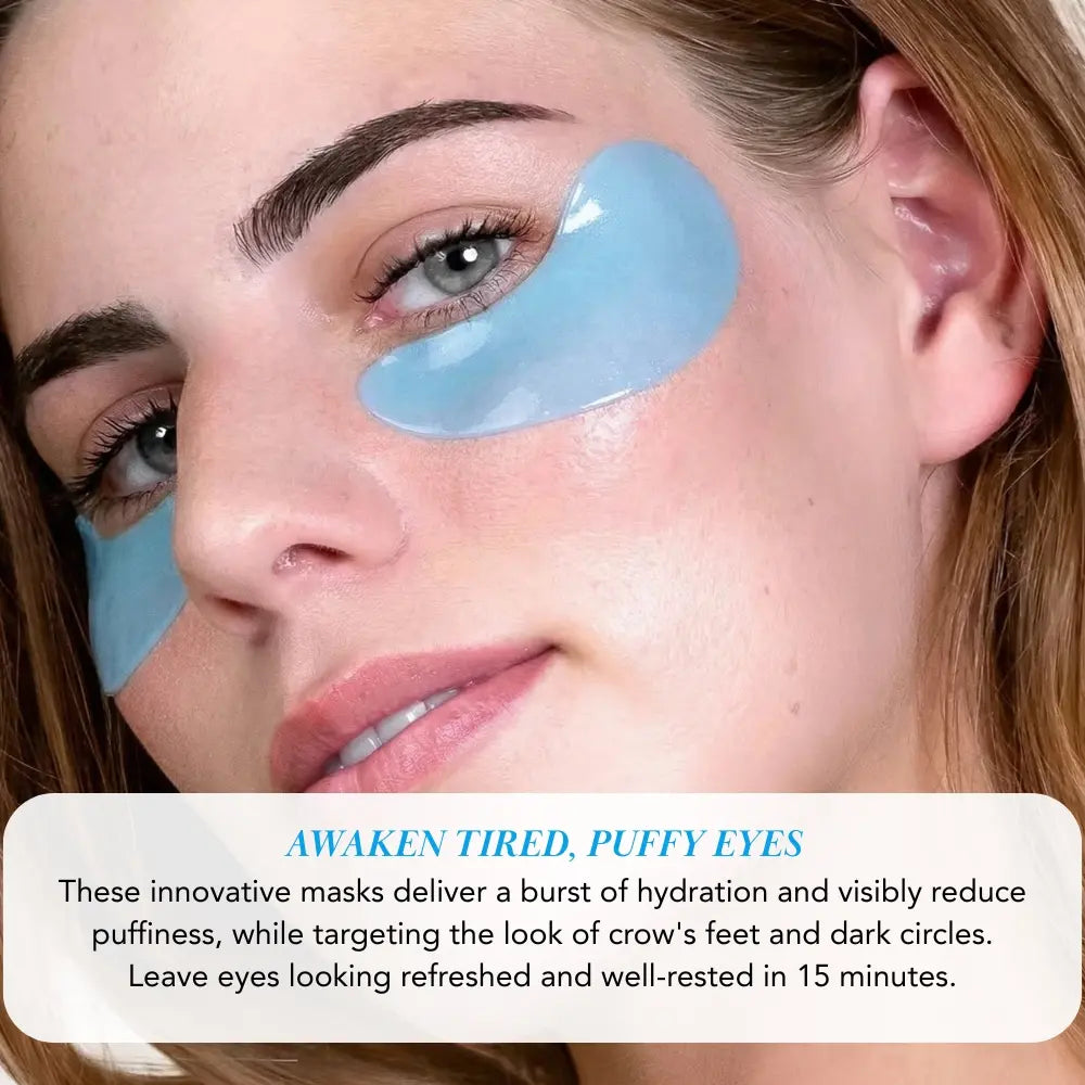 [Buy 1 Get 1 Free] De-Puffing Eye Patches - Hydrating Caffeine Collagen Under-Eye Bags & Puffiness Eye Masks