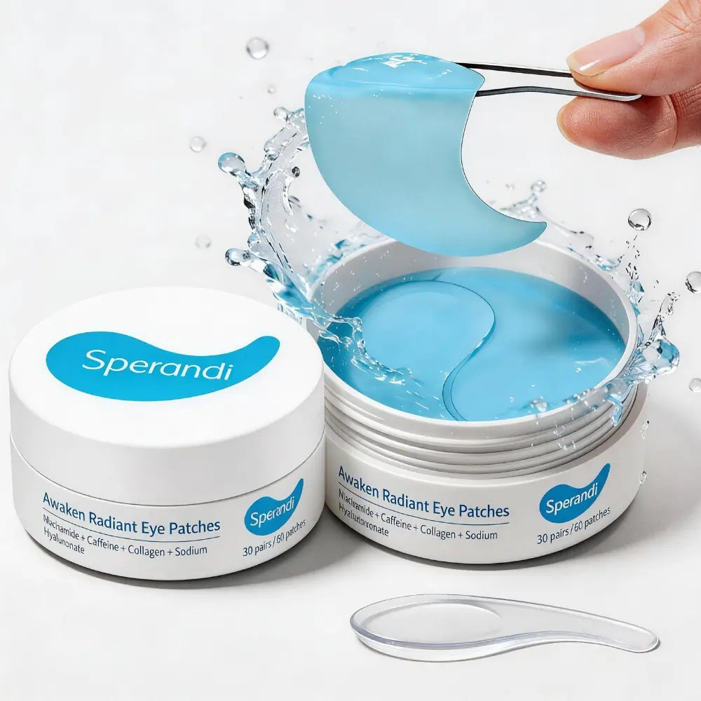 [Buy 1 Get 1 Free] De-Puffing Eye Patches - Hydrating Caffeine Collagen Under-Eye Bags & Puffiness Eye Masks