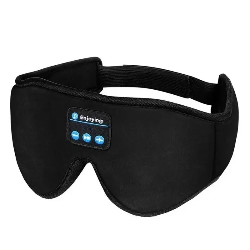 Bluetooth Sleeping Headphones 3D Eye Mask Wireless Headband Soft Elastic Comfortable Music Earphones Sleep Mask for Travel Nap