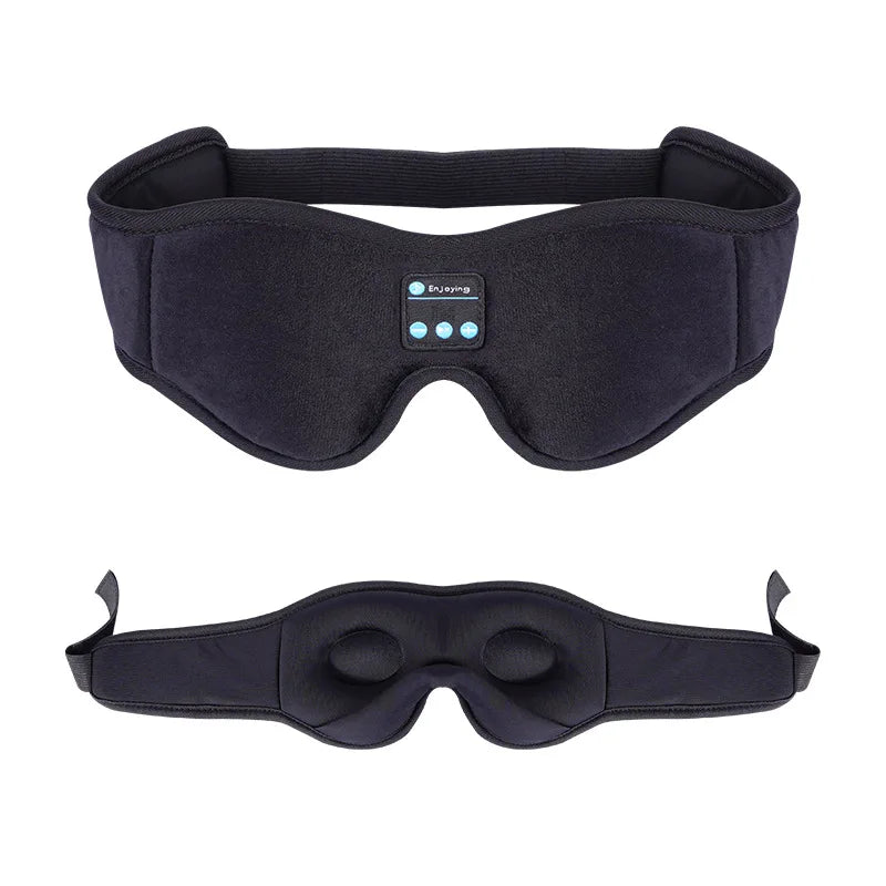 Bluetooth Sleeping Headphones 3D Eye Mask Wireless Headband Soft Elastic Comfortable Music Earphones Sleep Mask for Travel Nap